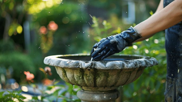 What is the Best Way to Clean a Bird Bath?